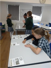 students taking part in futures partnerships at queen's college london